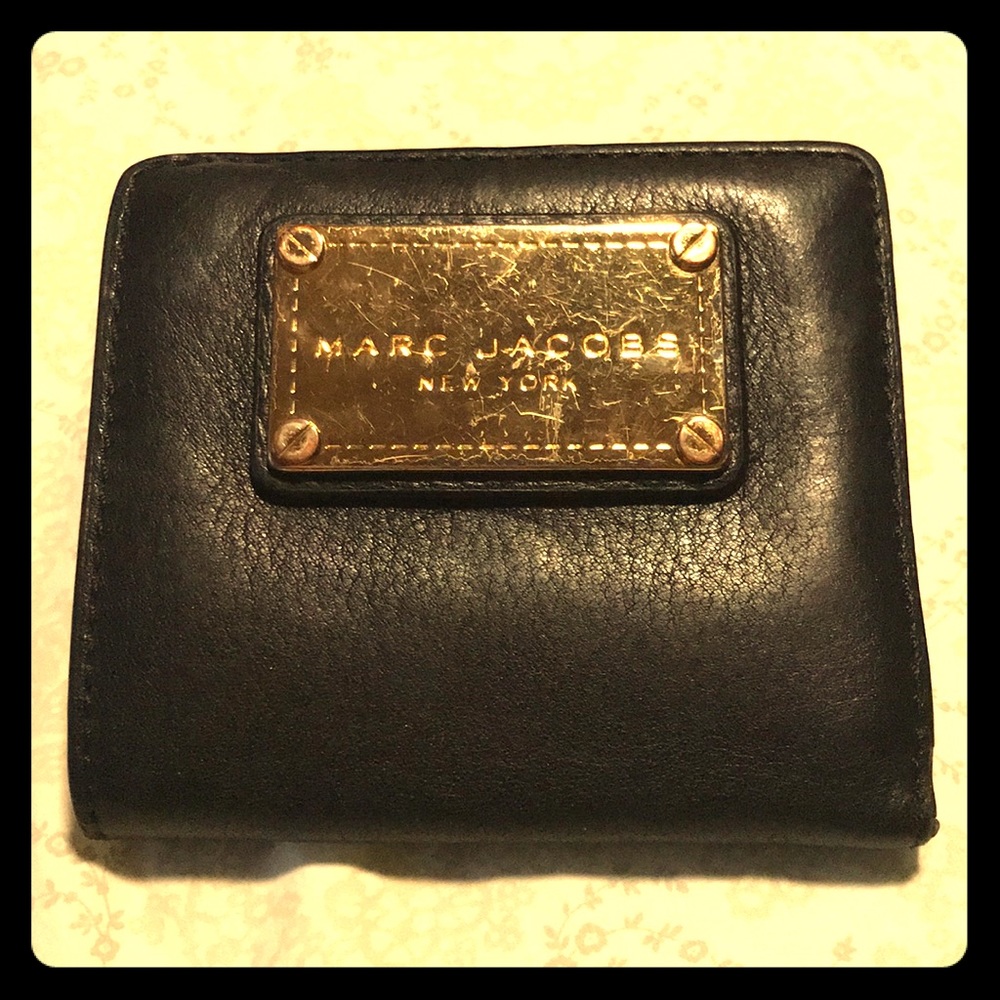 Marc Jacobs Black Leather Wallet